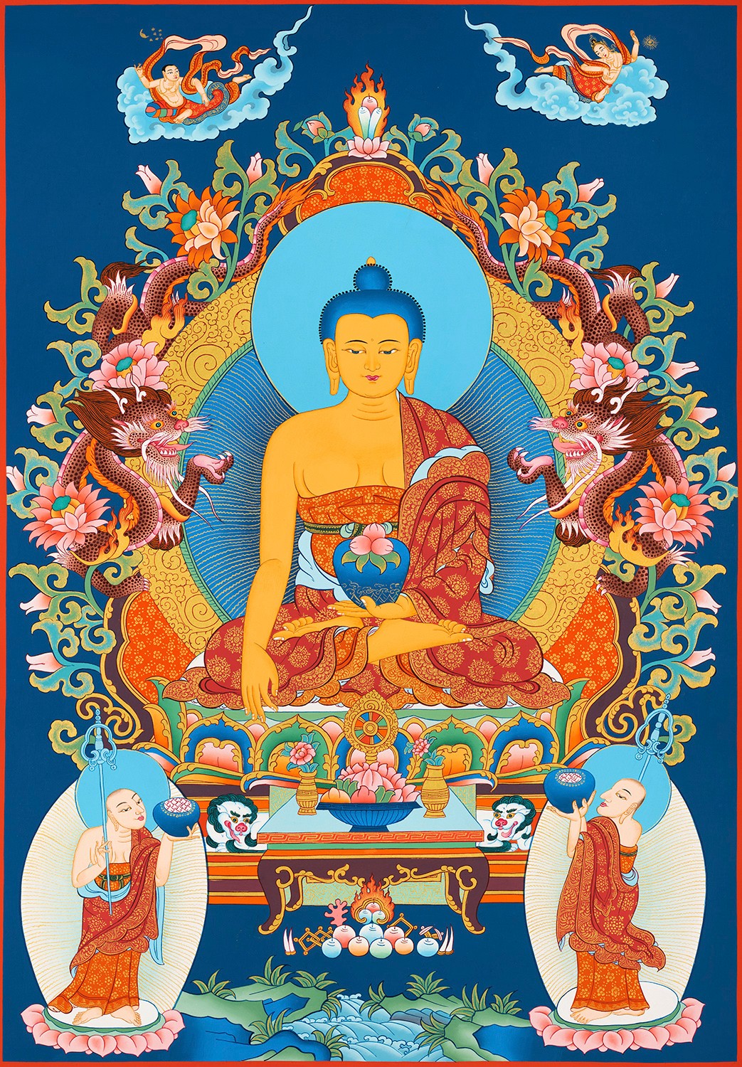Buddha and Boddhisattvas